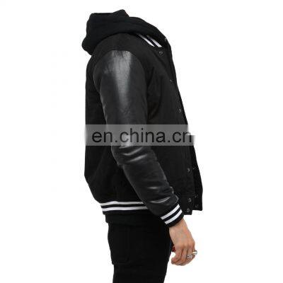 Custom Made Satin Varsity Jacket/ Satin Baseball Varsity Jacket photo-5