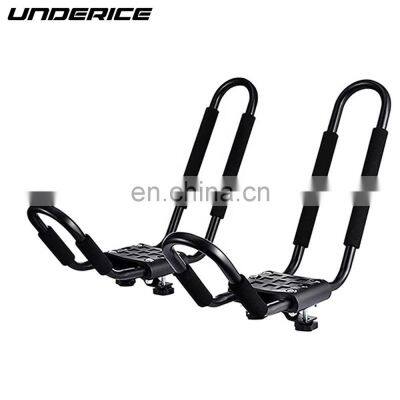 UICE Universal Folding Aluminum Alloys Soft Roof Rack Kayak Suv Kayak Roof Rack Pads photo-2