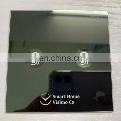 Ceramic Fritted Screen Printing Glass for Smart Home Appliances Glass Panel With Concave Point photo-4