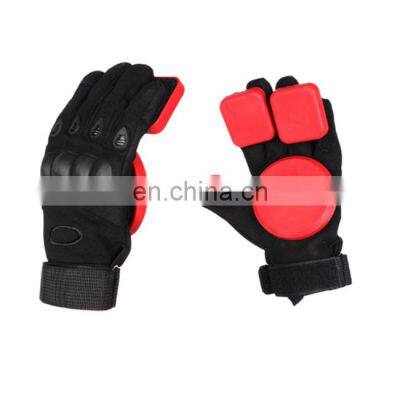 Customized Skateboard Gloves Longboard Slide Antislip Factory Made Black Skateboard Gloves photo-3