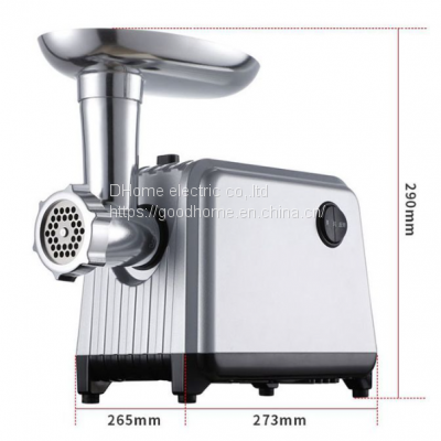 Electric stainless steel meat mincer automatic home mince grinder horizontal enema machine