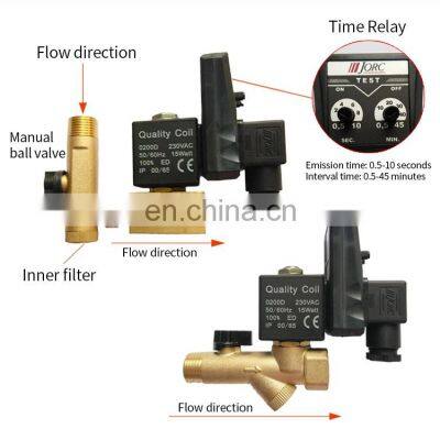 JORC Compressor Auto Condensate Drain Timer Solenoid valve photo-3