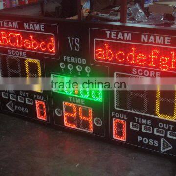 alibaba express RoHS certified indoor rental LED scoreboard