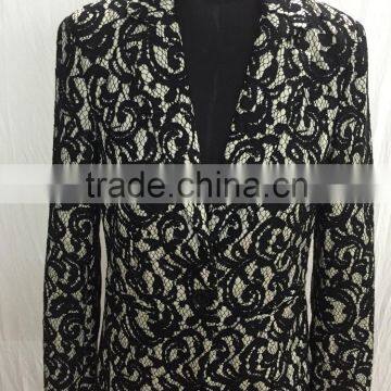 2015 New Embroidery Fabric Neck Designs for Casual Women Western Dress photo-3