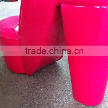 Fashion Pu Red Color High Heel Shoe Chair Diva Shoe Chair Fun Furniture ,high Heel Storage Shoe Chair photo-5