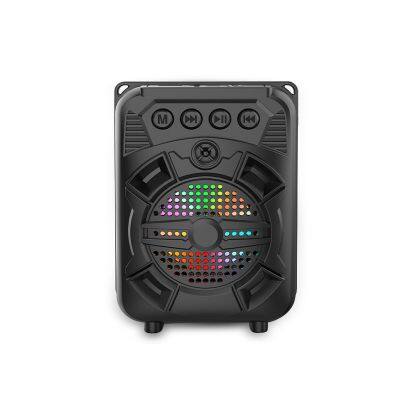 SING-E ZQS1315 Free Sample Outdoor Portable RGB Light Loud Sound Wireless Subwoofer Tws Mini Small Speaker