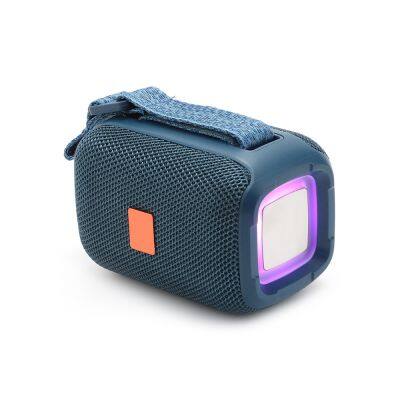 Desk 1200mah blue tooth BT 5.3 Speakers RGB Colorful LED Light 3D Surround Deep Bass Sound Portable Wireless Speaker