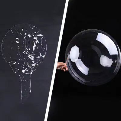 Hot Selling 10/12/18/24/36 Inch Round Bubble Transparent Bobo Balloon Clear Helium Balloon for Wedding Birthday Party Supplies