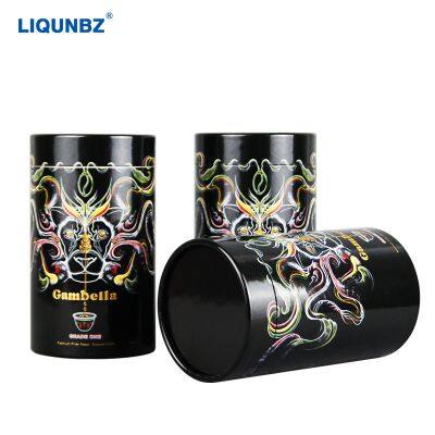 FSC High-end Cosmetic Paper Can Packaging EVA Hot Stamping Printing Environmentally Friendly Circular Paper Tube