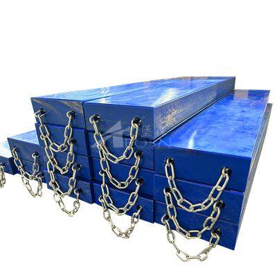 UHMWPE Black Leg Pads for Heavy Machinery, Wear-resistant, Anti-slip, and High Load-bearing photo-5