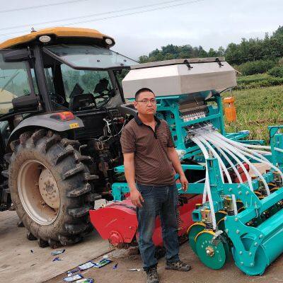 Precise Seed Drill With 300L Stainless Steel Hopper for Small Seeds Sowing photo-2