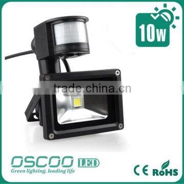 Outdoor IP65 IR/RF RGB PIR Motion Sensor Security LED Floodlight 10W
