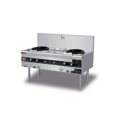 KuaiChu Fogão a Gás Natural com Dois Queimadores e Um Aquecedor Único photo-2