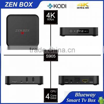 New Professional Brand Zen-Box 2GB DDR3 S905 HD 4K2K KODI IPTV Receiver Quad Core Android TV Box