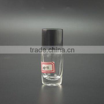 Free Sample! Wholesale 2016 Trendy Design Custom Made Electroplated uv Gel 13ml Empty Glass Nail Polish Bottles With Cap Brush