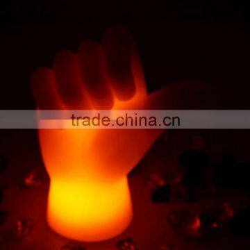 Hand shaped LED candle