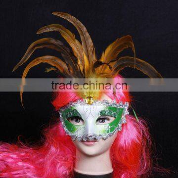 cheap china wholesale clothing Ostrich feathers mask halloween