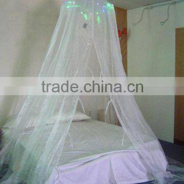 Bed canopy with LED lamp