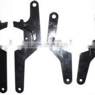 Bending stainless steel sheet metal products for machine parts