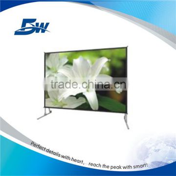 Wholesale Outdoor Metal Screen/Floor Fast Fold Portable Screen/Floding Projector Screen