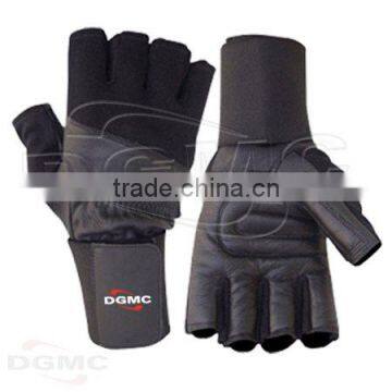 Weight lifting neoprene wrist wraps gloves