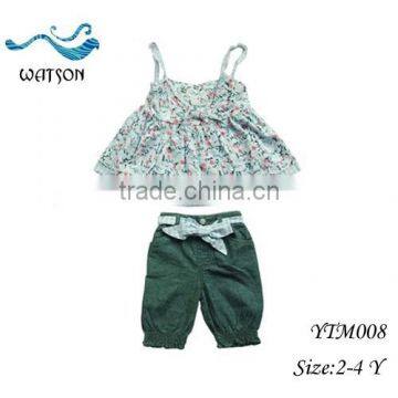 Children Latest Skirt Short Dress Top Match Pants