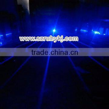 360 Degree Moving Head Blue 445nM 300mW Laser Light Mini Beam Projector photo-4