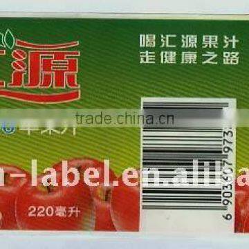 High Quality Juice Label Stickers