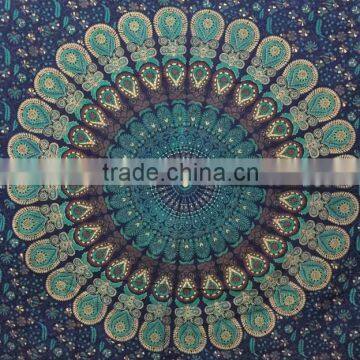 Screen Printed Multi Vintage Wall Hanging Tree of Life Spirit Bed Sheets photo-6