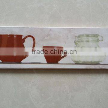 3D Digital inkjet glazed decorative border tile