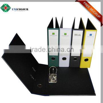 Custom pp cover a4 size lever arch file folder