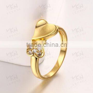 2015 Low MOQ China factory wholesale brass crystal ring