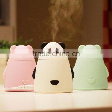 Bear Mini Humidifier, New Air Conditioner Humidifying Air Purifiers, Humidifiers USB Office (Light Green Bear)