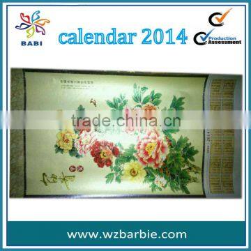 2014 new product---Wall hanging calendar