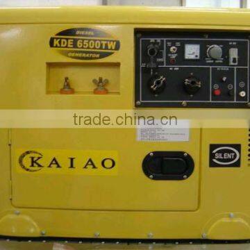 160A silent diesel welder generator power set KDE6500TW