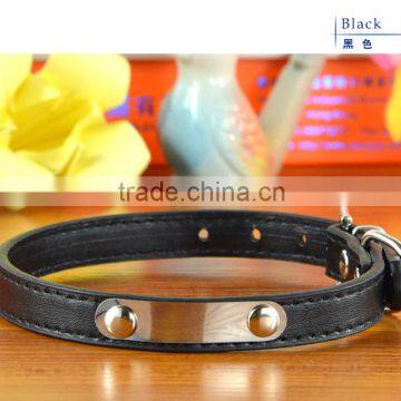 Personalized Pet Dog Collars With Name Plate