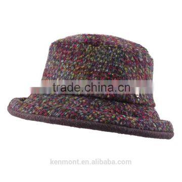 Excellent design female soft plain bucket hat wholesale