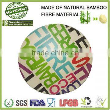 bamboo fiber bread bin wholesale dinner ceramic plate