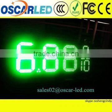 shenzhen alibaba express 18" single color led gas price sign