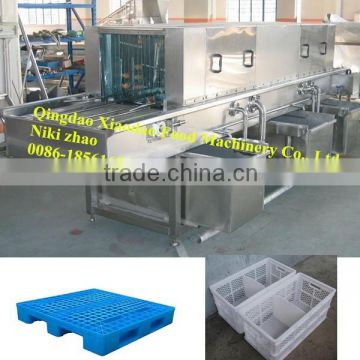 high quality plastic pallets /crates washing machine ,crates washer