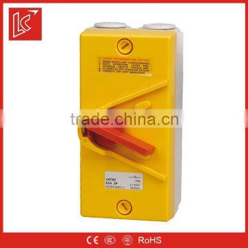Newest waterproof IP66 waterproof isolating switch CE