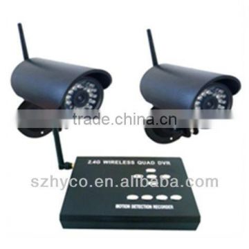 2.4G Wireless 32GB SD card CCTV security camera kit