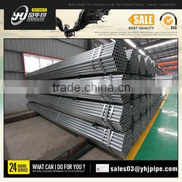 Tianjin Yuehuajun Pre Galvanized Construction Pipe 8 Inch Schedule 40 Galvanized Steel Pipe Made in China photo-3