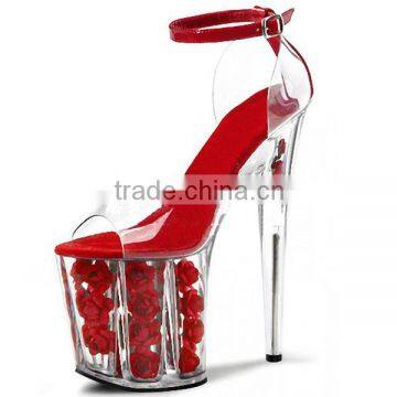 Plus Big Size Cutout Shoes 15cm Ultra High Heels 6 Inch Fashion Sandals Queen Punk Gladiator Lady gaga Sexy Shoes