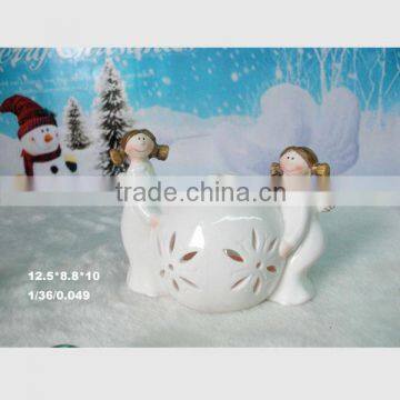 Christmas ornaments decorative hand carved ceramic gifts