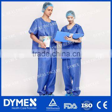 Disposable Non-Sterile SMS Scrub Suit