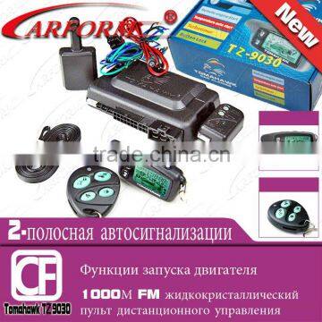 Russian Version Tomahawk TZ9030 LCD Remote two way car alarm security system