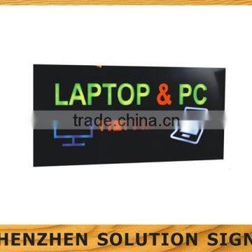 Neon Laptop & Pc Repairs Ipad Mac Monitor Multi Flashing lighting sign board for shops