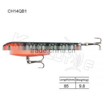 CH14QB1 pencil bait fishing lures hard ABs plastic material bass lure