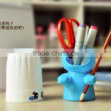 plastic multi-function office pen Stationery holder